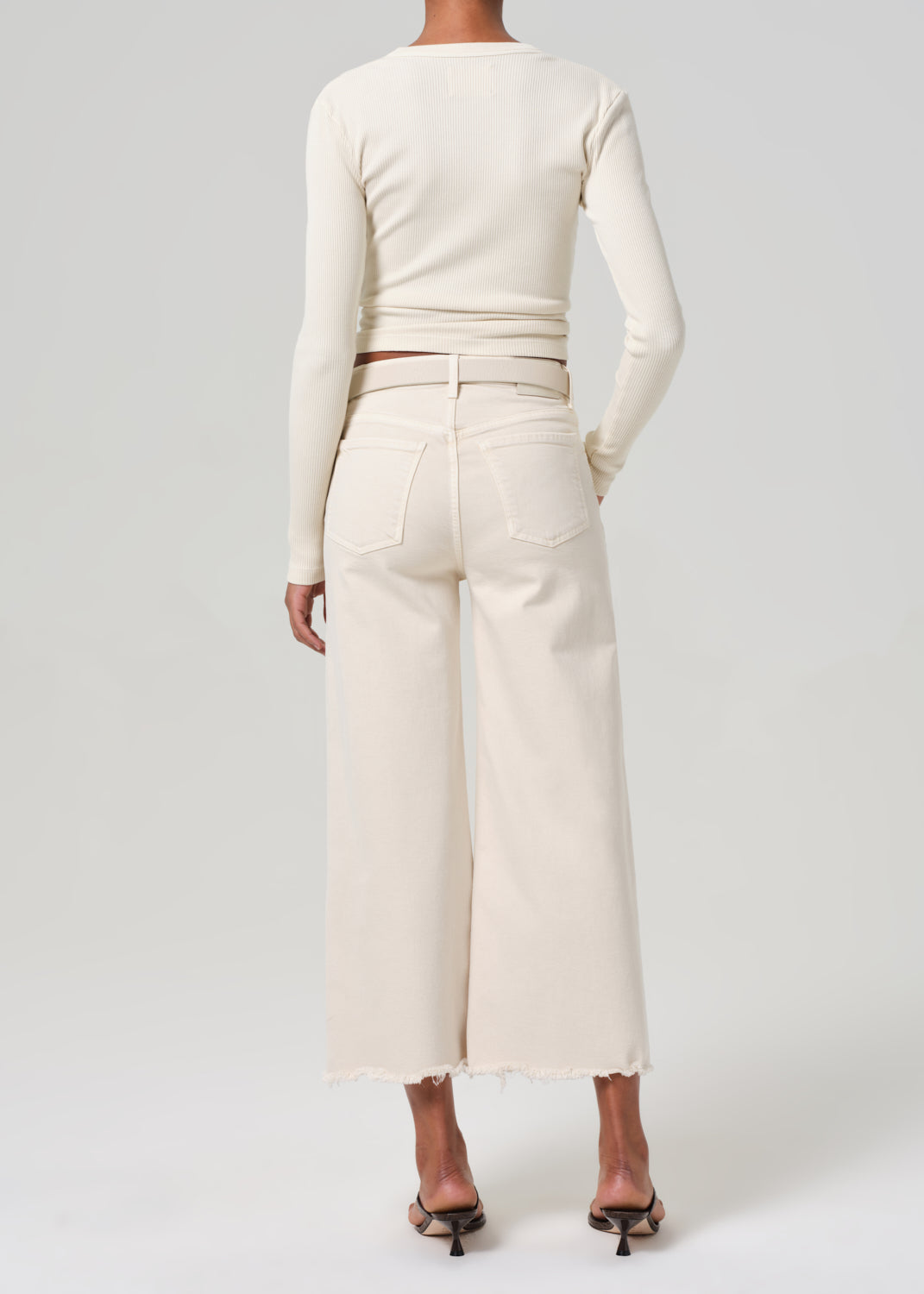 Lyra Wide Leg Crop Denim