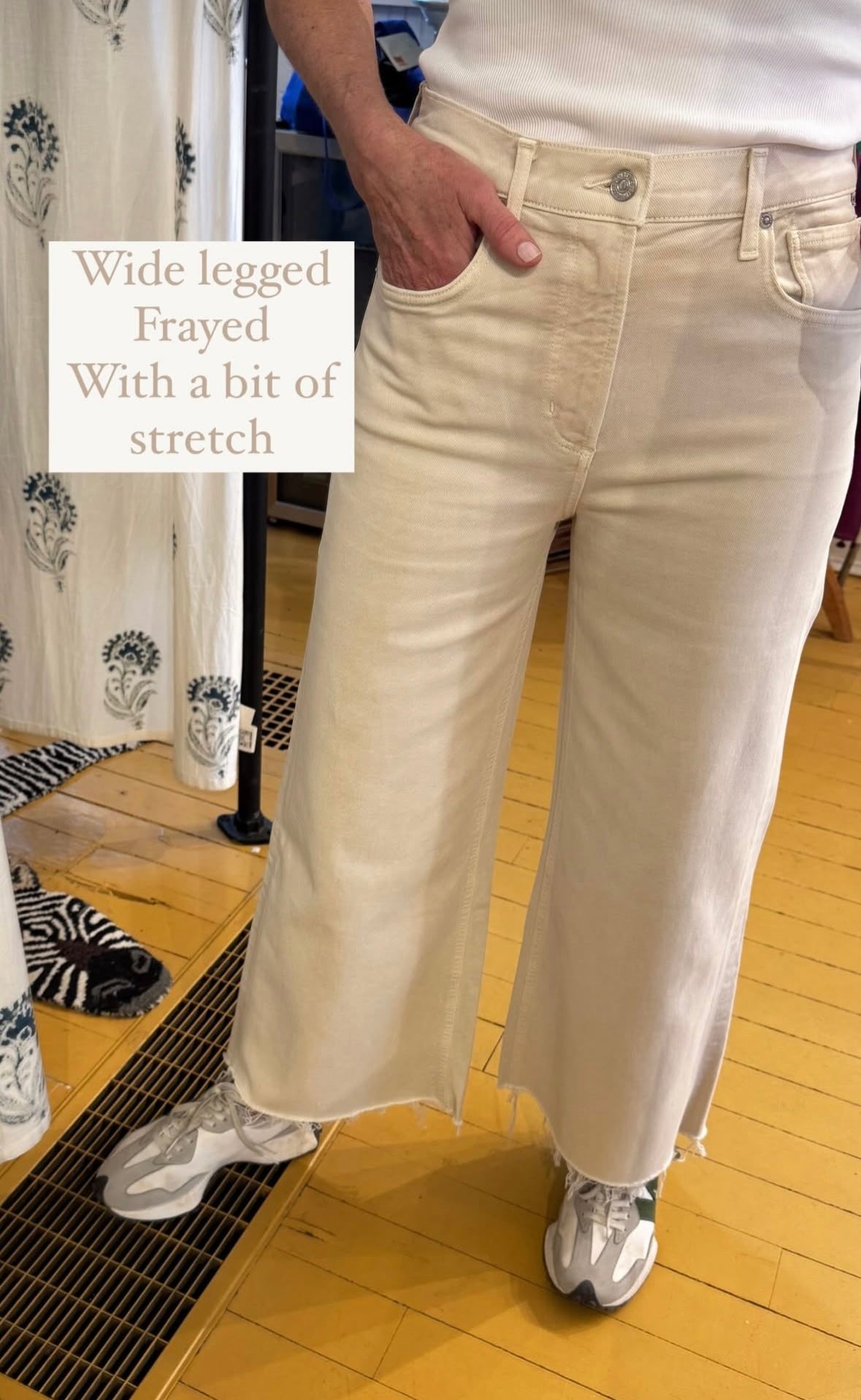 Lyra Wide Leg Crop Denim