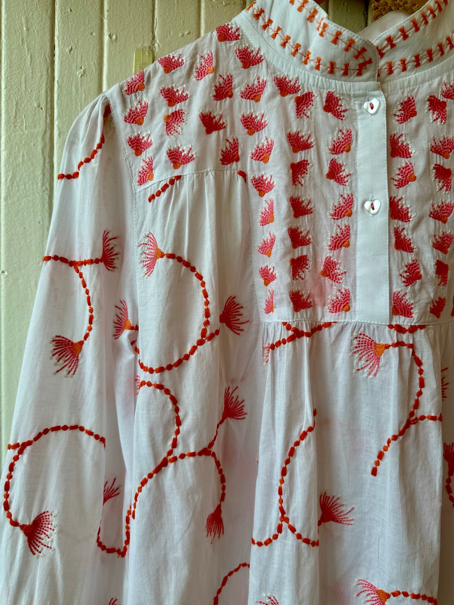 Juniper Berry Blouse - Dandelion Embroidery