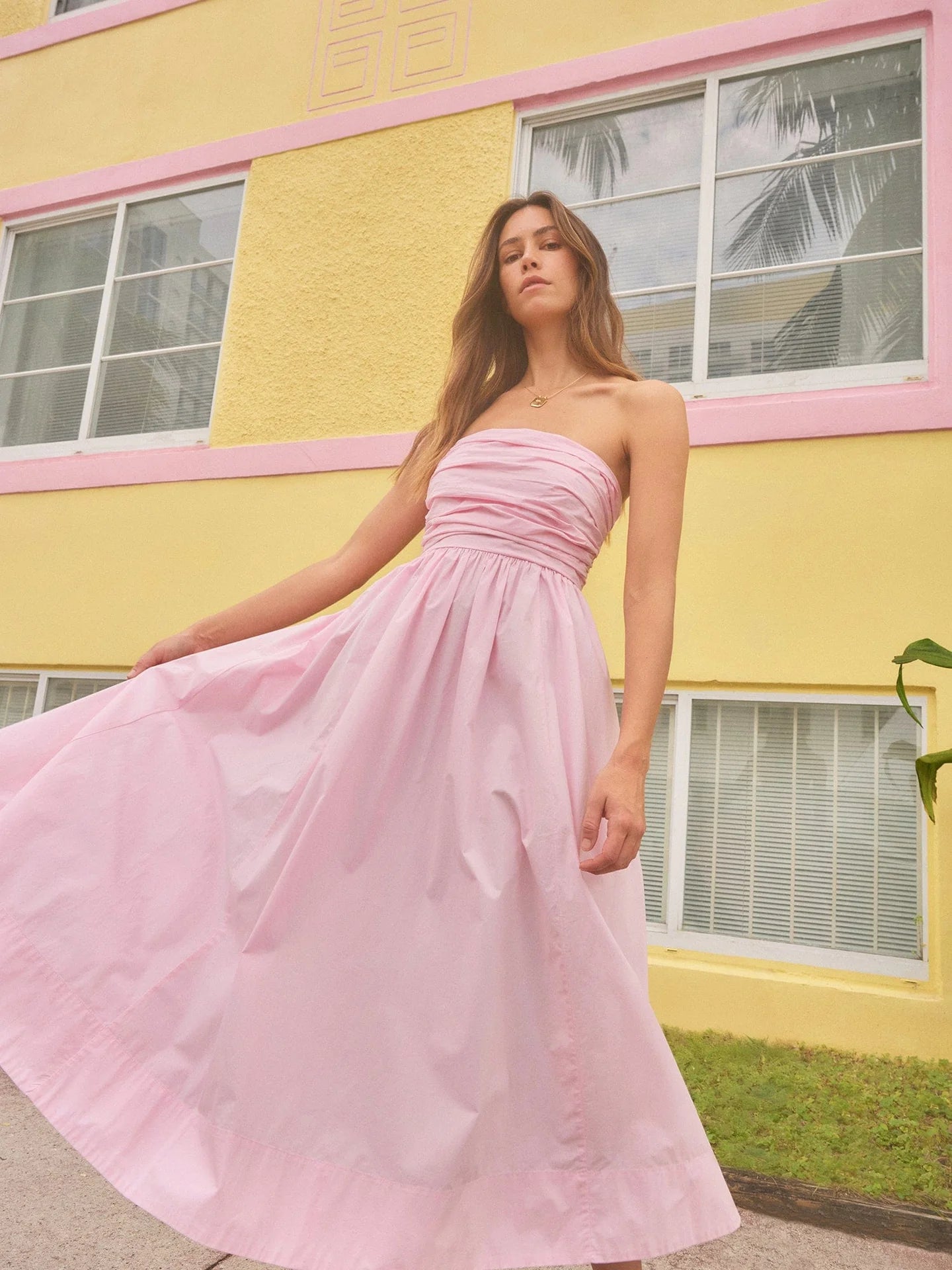 Clea Dress - Gloss Pink *