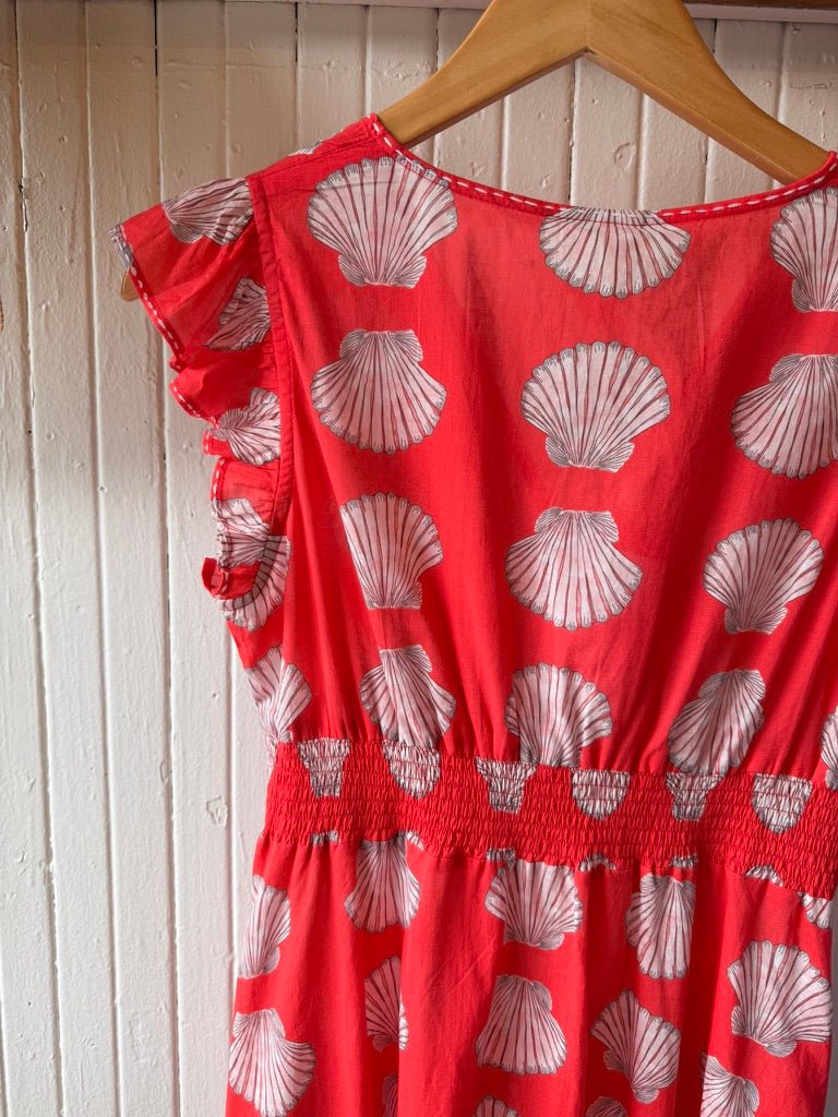 Nimo Camphor Dress - Red Shells