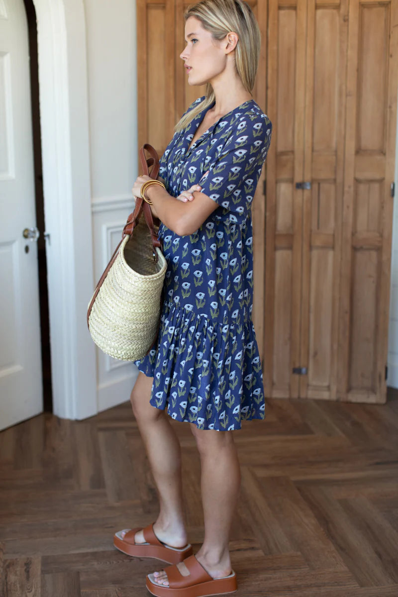 Love Thomas Isla Short Dress - Navy
