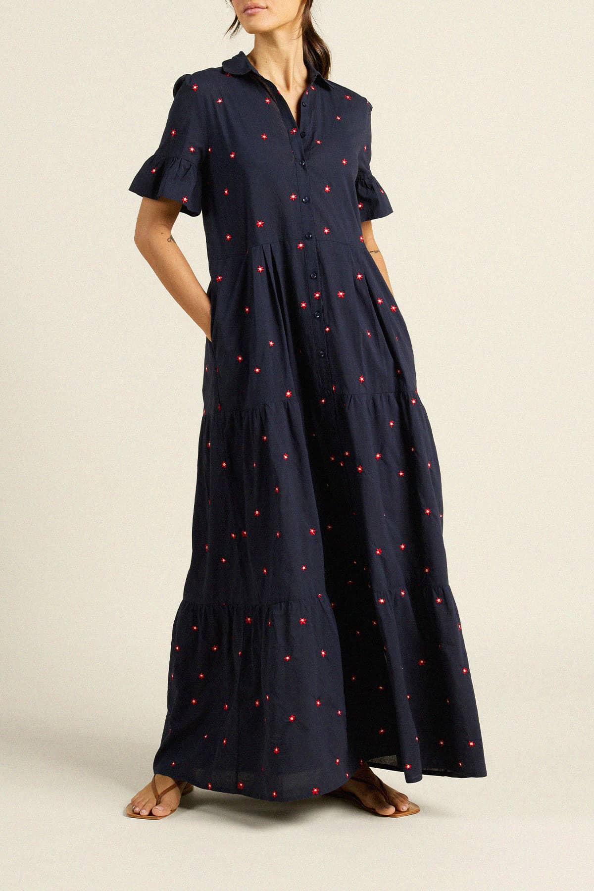 Martine Dress Daisy Dot