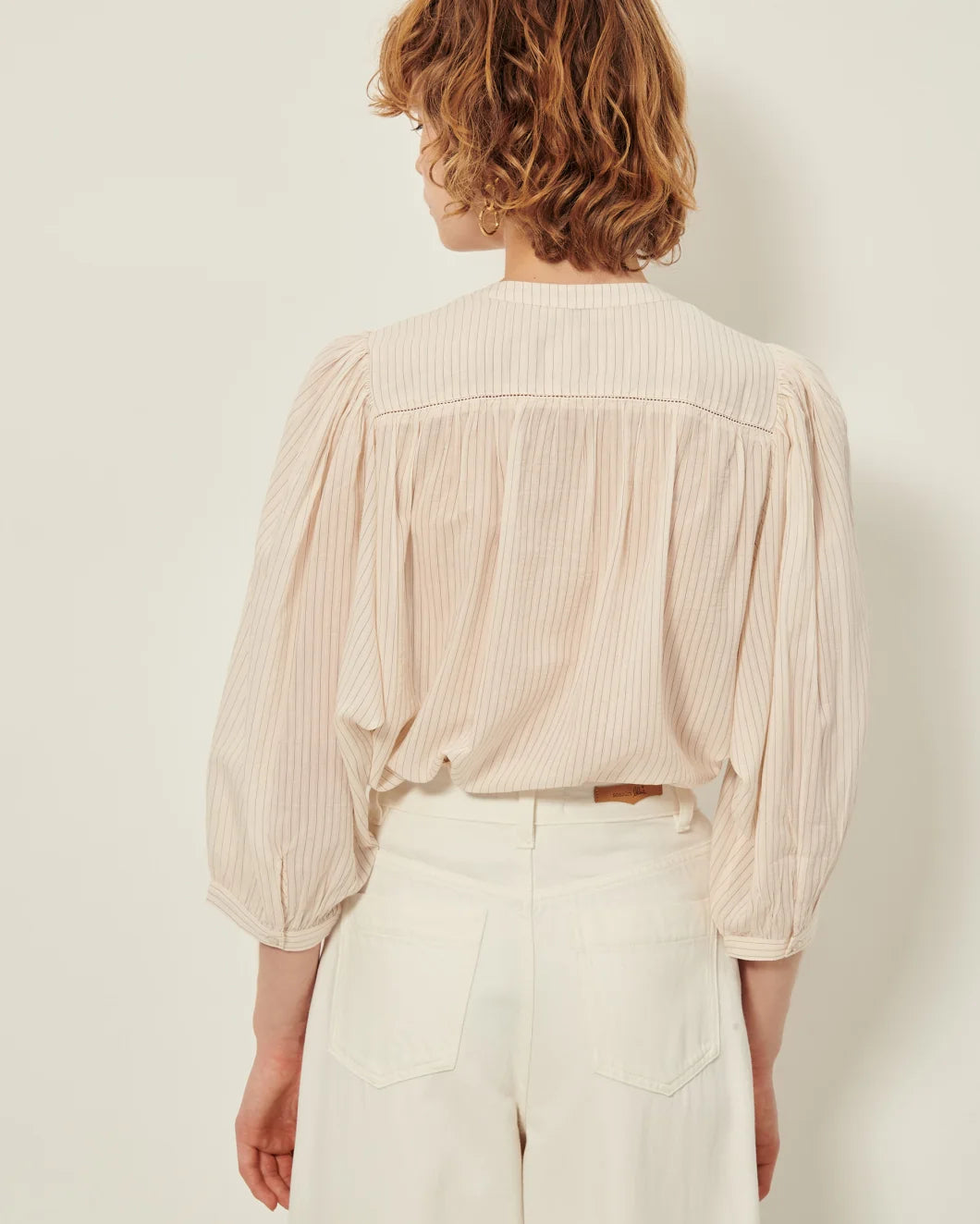 Savi Blouse - Sand Black