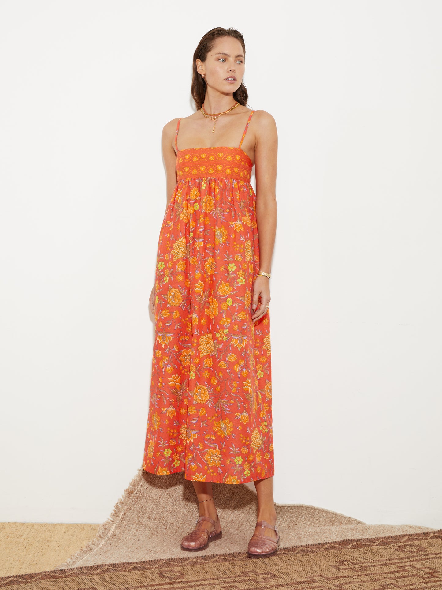 Alvita Strappy Maxi Dress