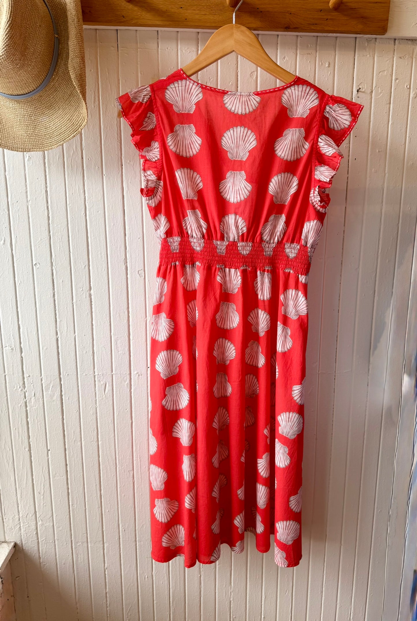 Nimo Camphor Dress - Red Shells