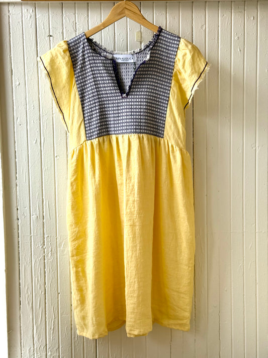 Jilly Short Dress Yellow