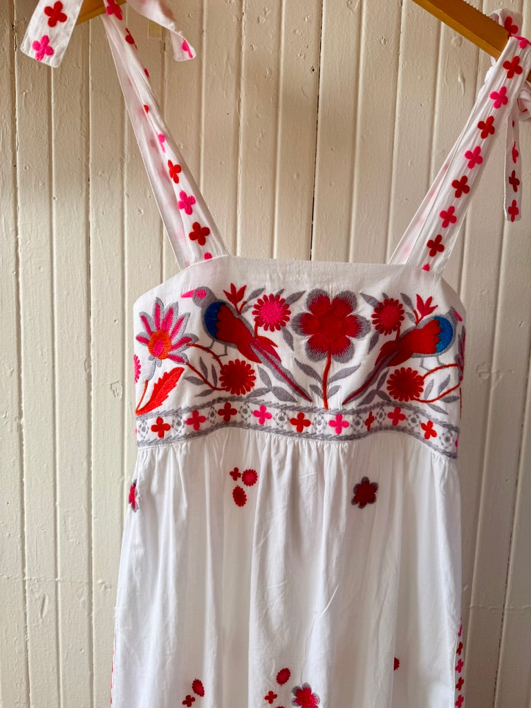 Nimo Agate Dress - White