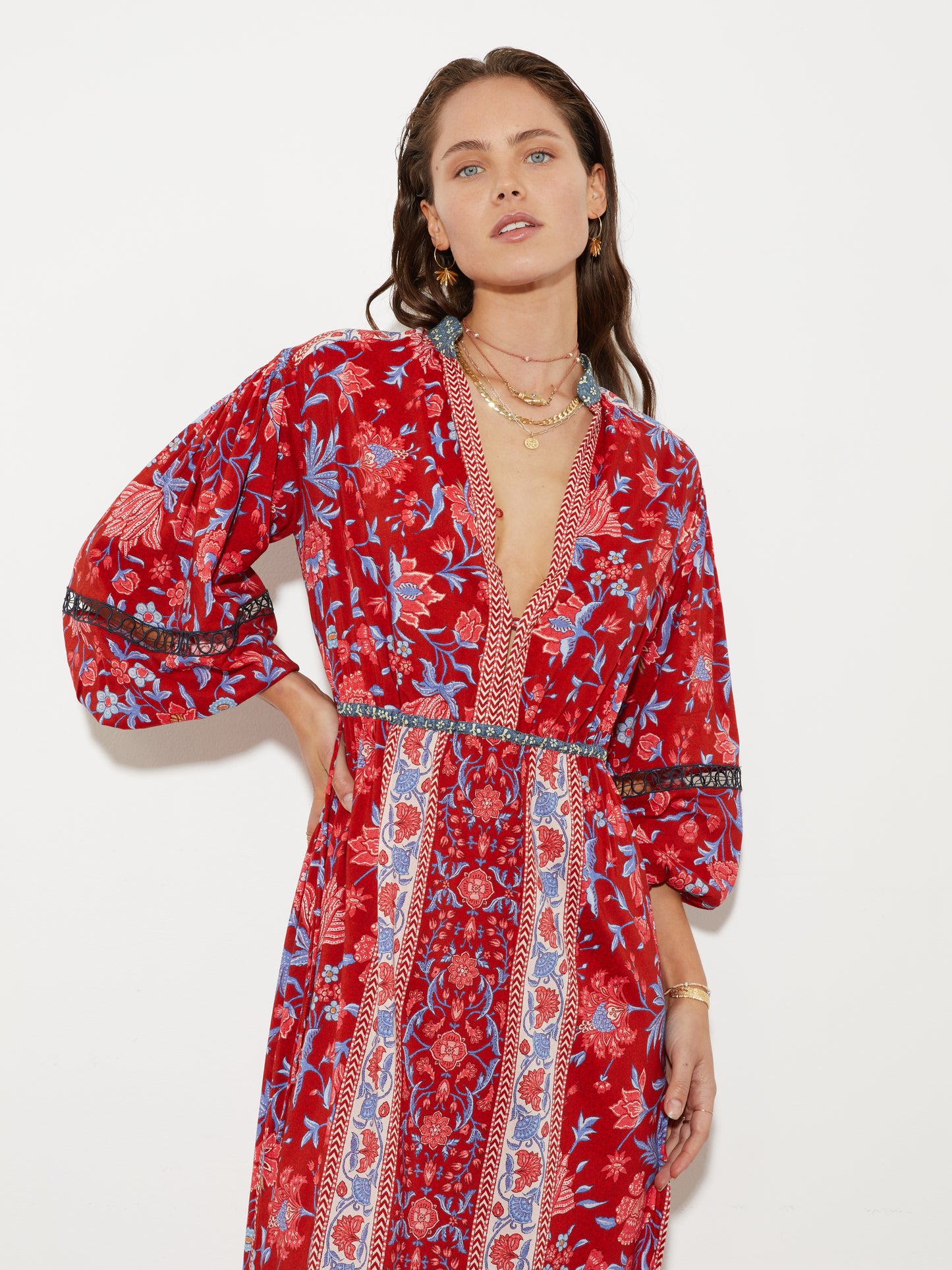 Marguerite Maxi Smock Dress