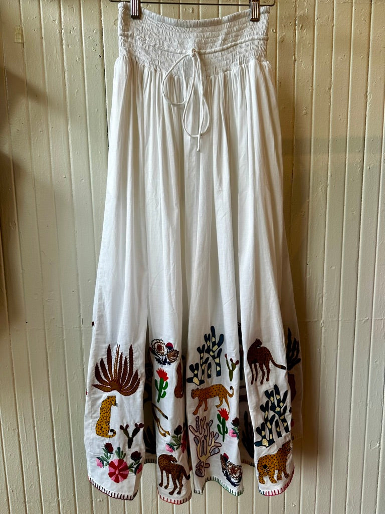 Animal Embroidery Skirt