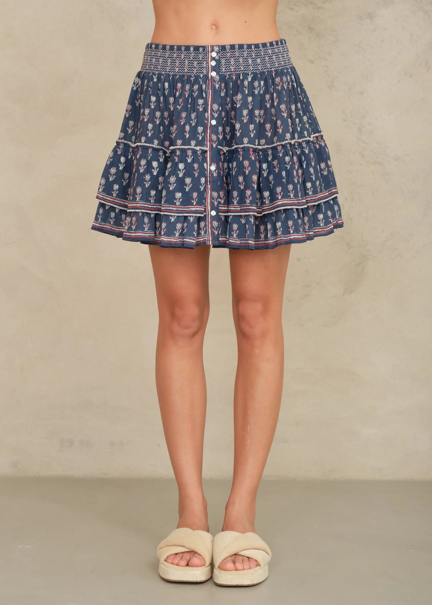 Ari Print Mini Skirt