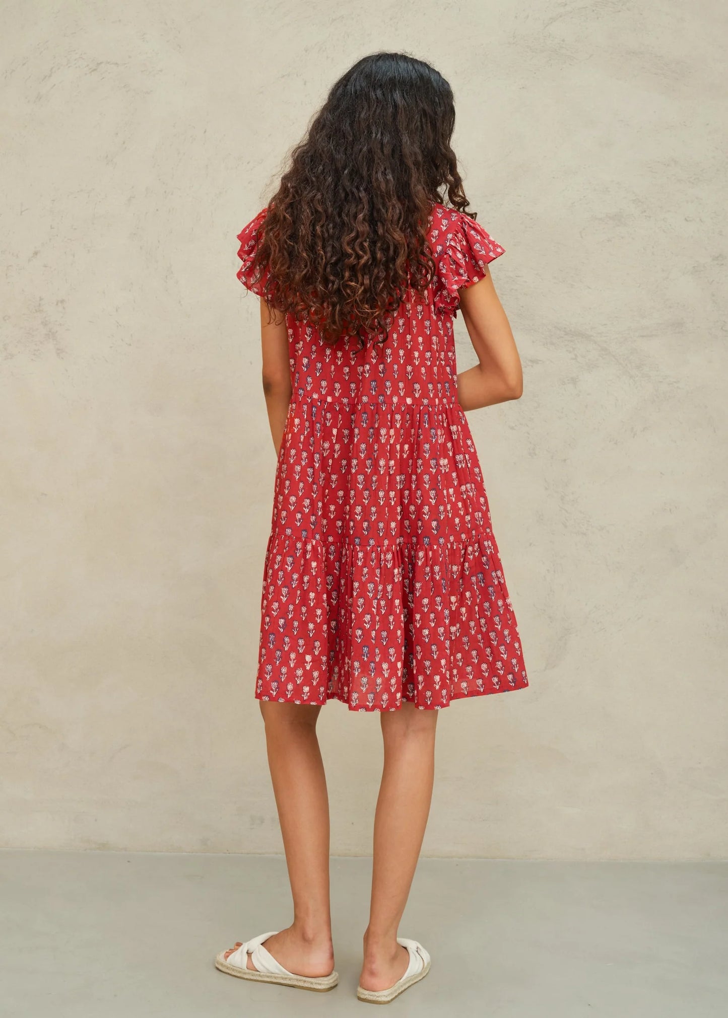 Ari Frill Sundress - Red