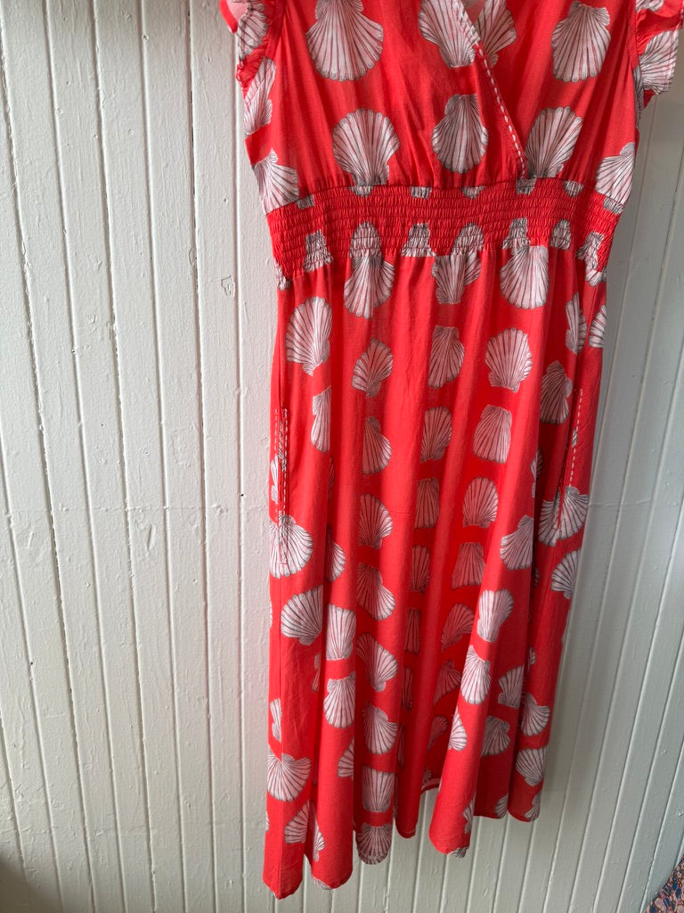 Nimo Camphor Dress - Red Shells