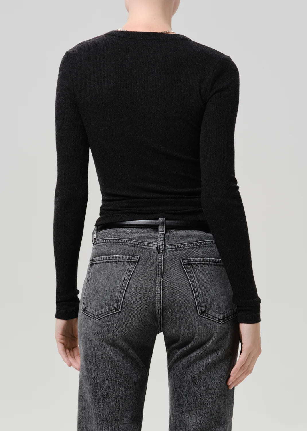 Bina Crewneck - Charcoal