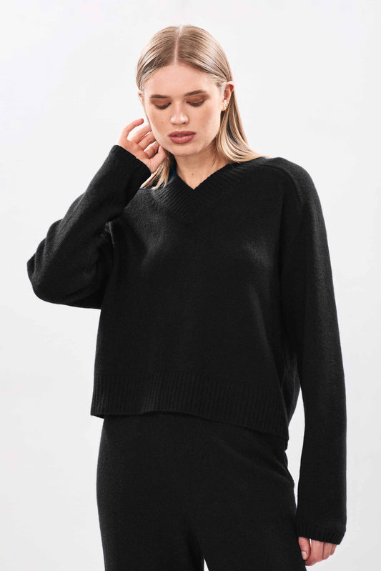 Oversized V-Neck Sweater