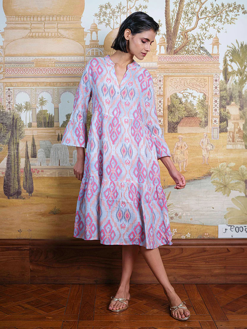 Nimo Borage Dress - Ikat Sorbet