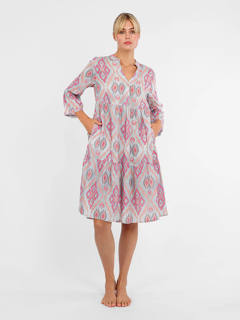Nimo Borage Dress - Ikat Sorbet