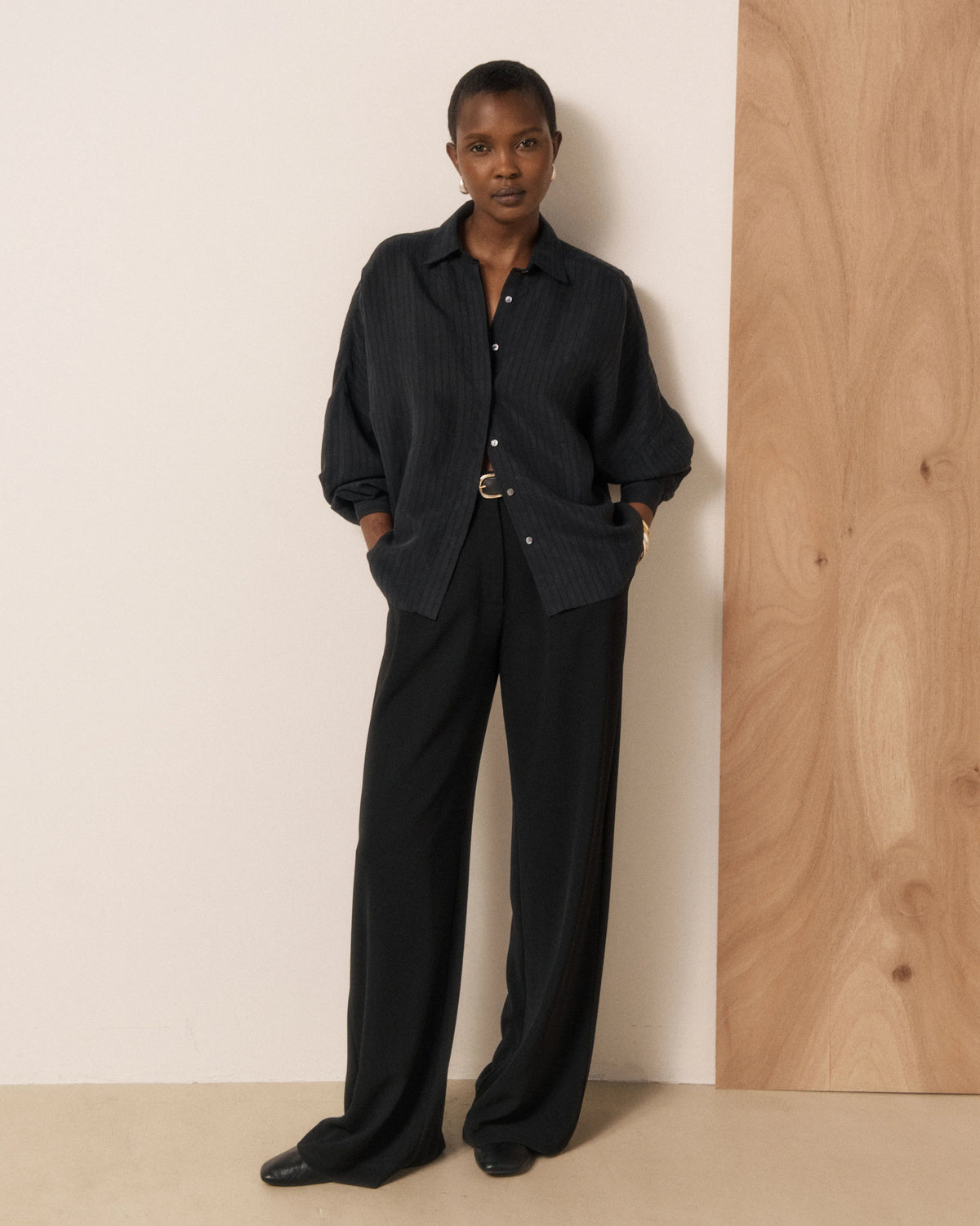 Cinema Shirt - Woven Black