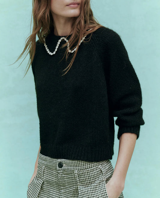 The Crochet Collar Pullover