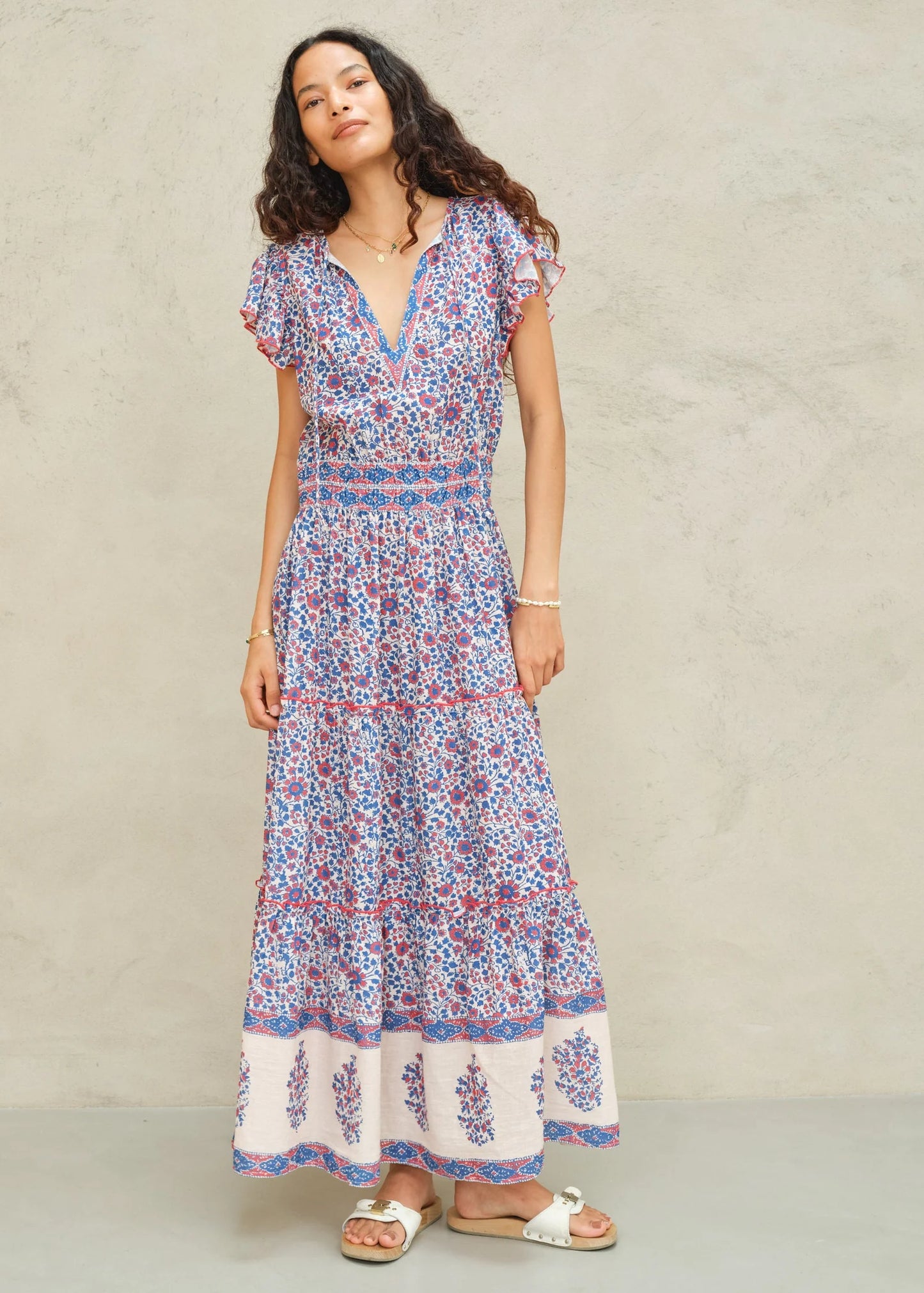 Della Print Maxi Dress