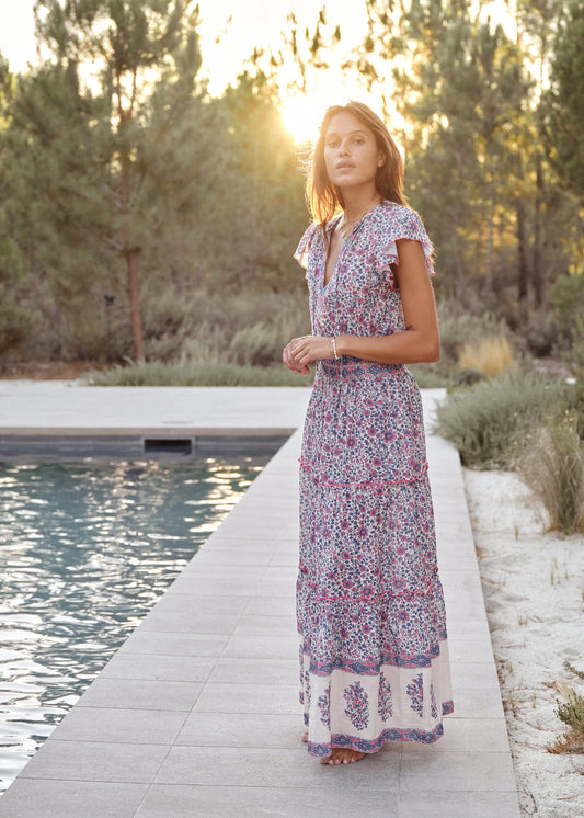 Della Print Maxi Dress