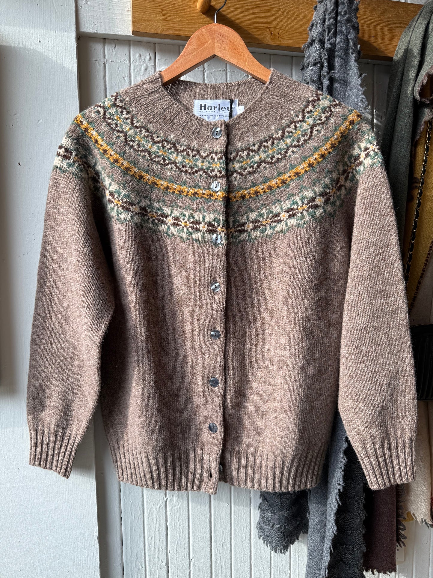 Fair Isle Wool Cardigan