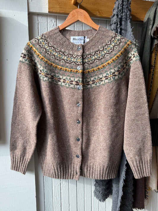 Fair Isle Wool Cardigan