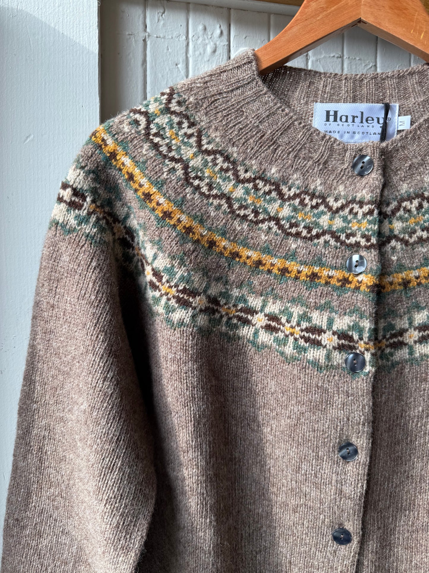Fair Isle Wool Cardigan