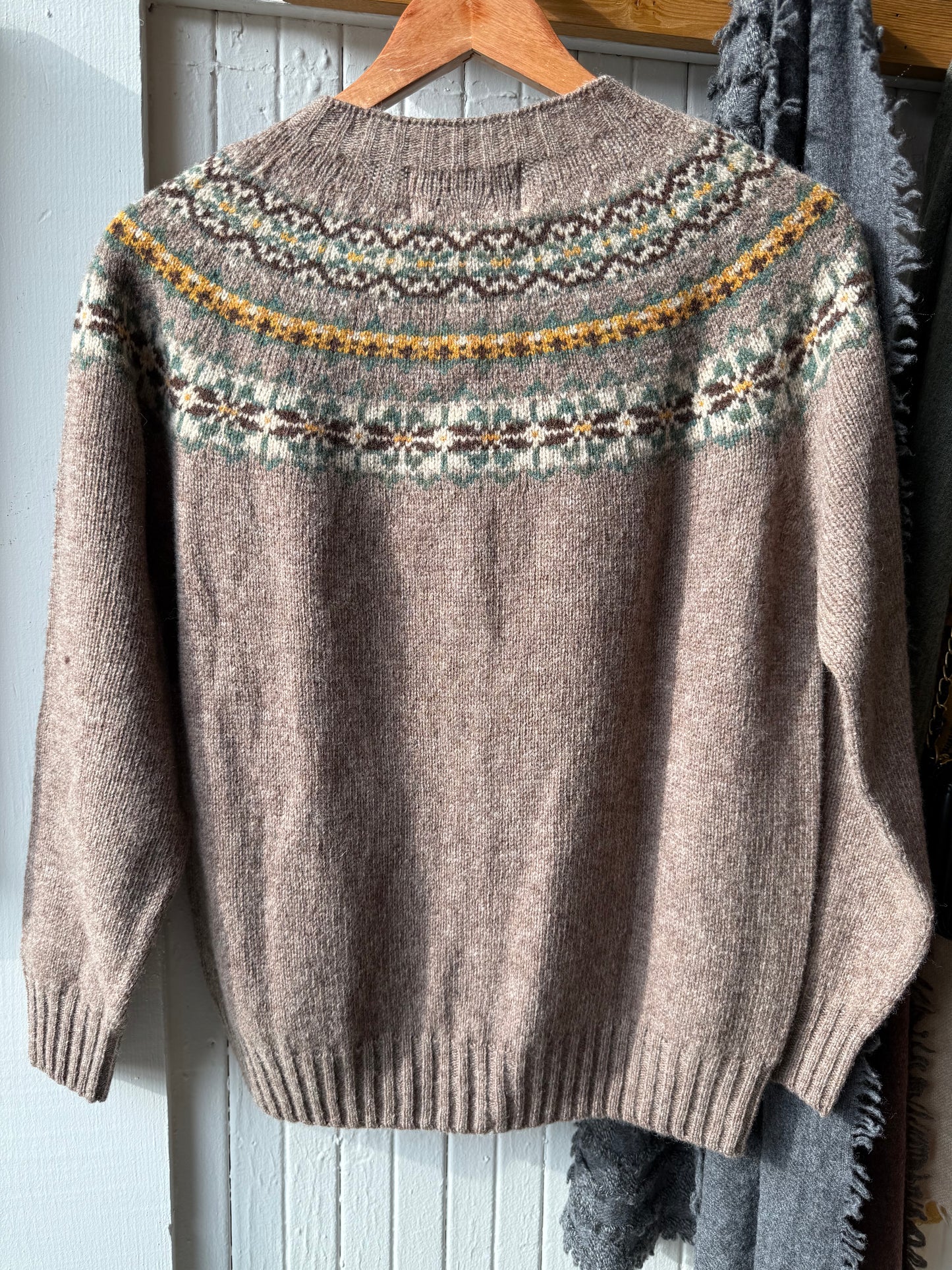 Fair Isle Wool Cardigan