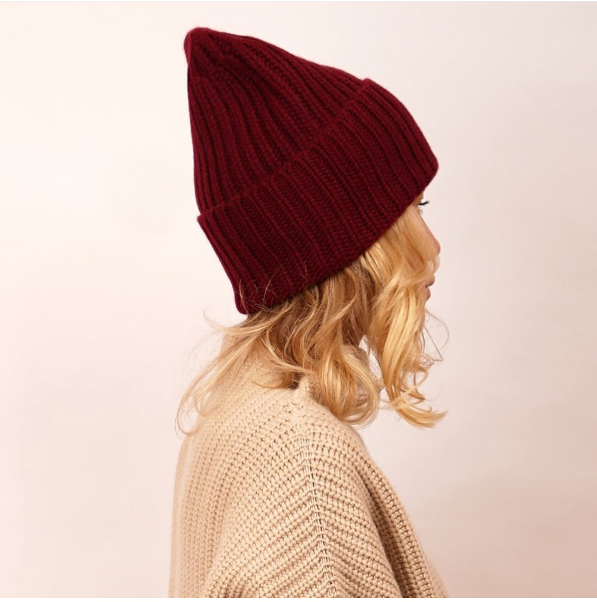 Sailor Beanie - Maroon