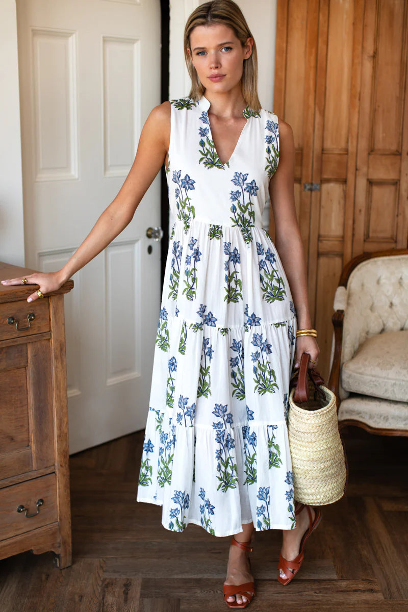 Love Thomas Indi Tier Maxi Dress - White