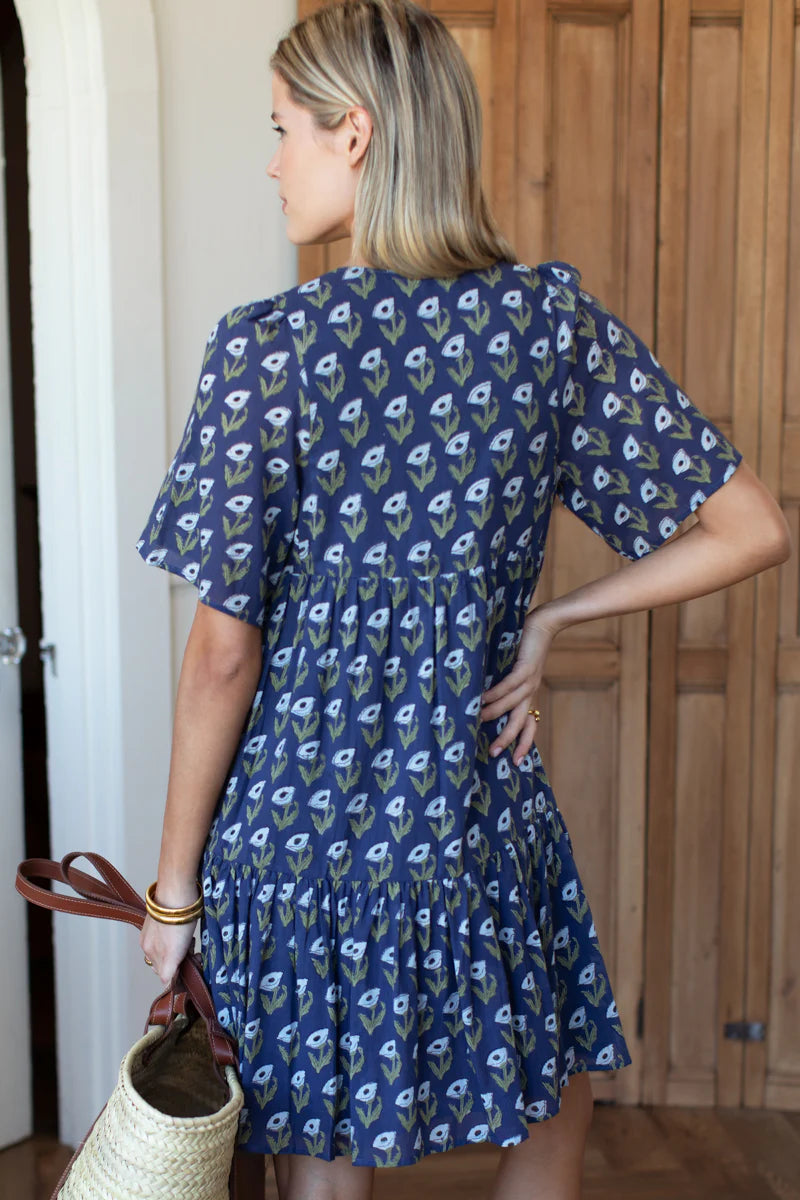 Love Thomas Isla Short Dress - Navy