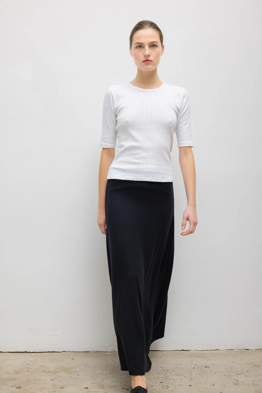 Lauren High Waist Midi Skirt