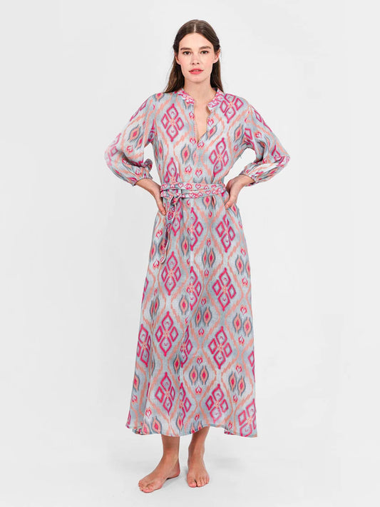 Nimo Marigold Dress - Ikat Sorbet