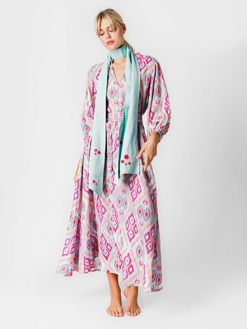Nimo Marigold Dress - Ikat Sorbet