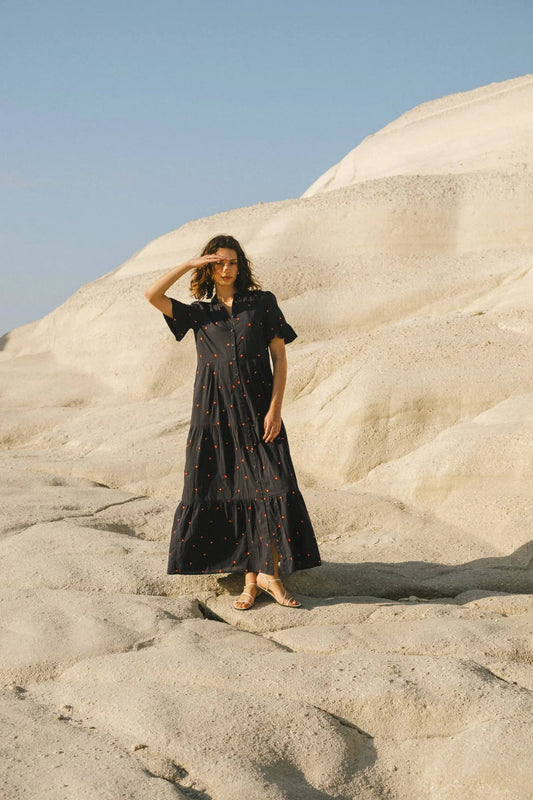 Martine Dress Daisy Dot