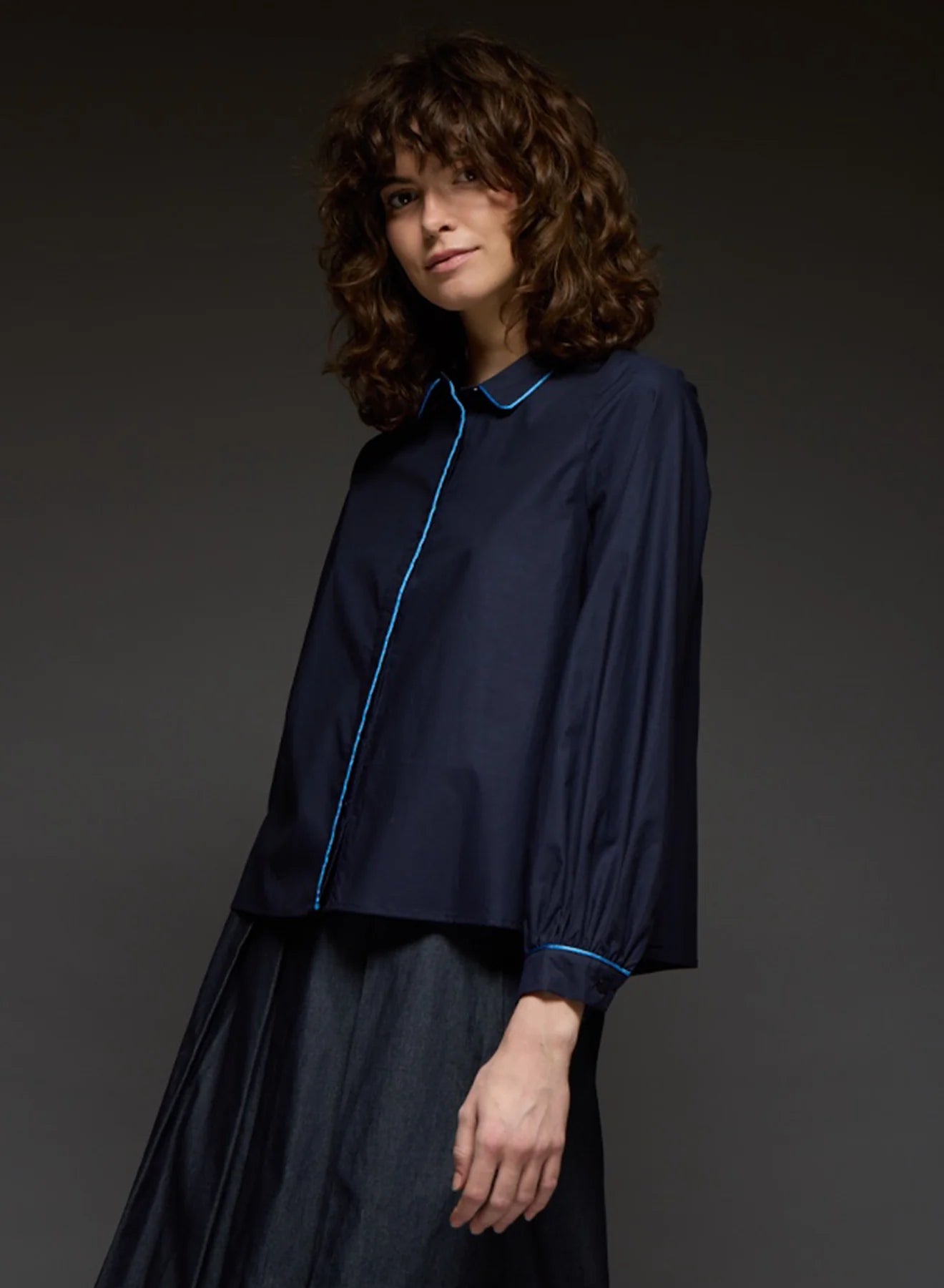 Martine Button Down Blouse