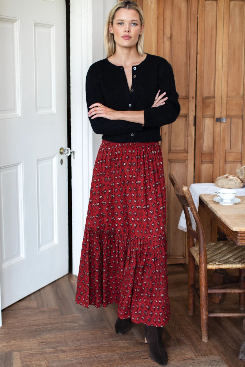 Shirred Skirt