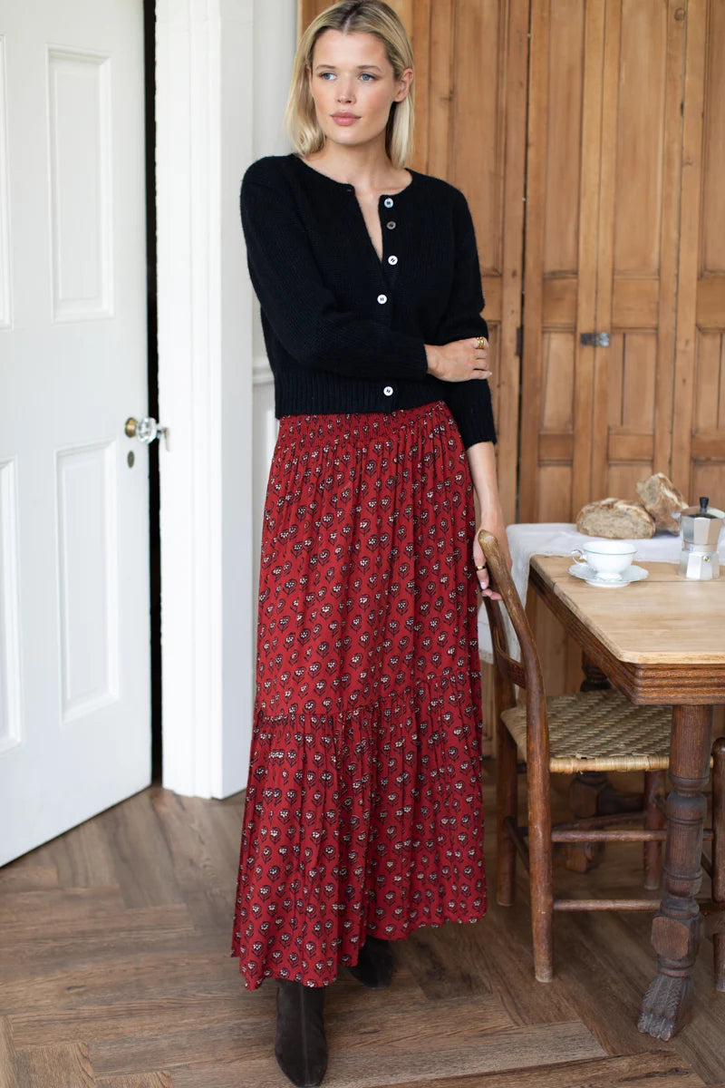 Shirred Skirt