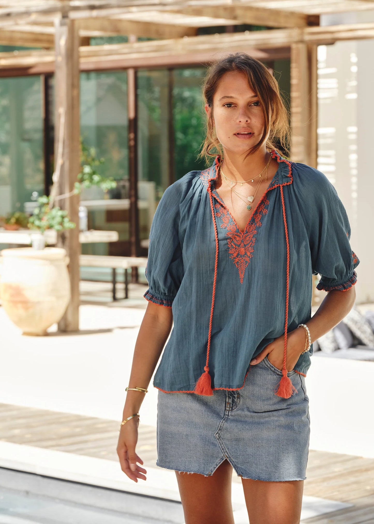 Talia Short Sleeve Top