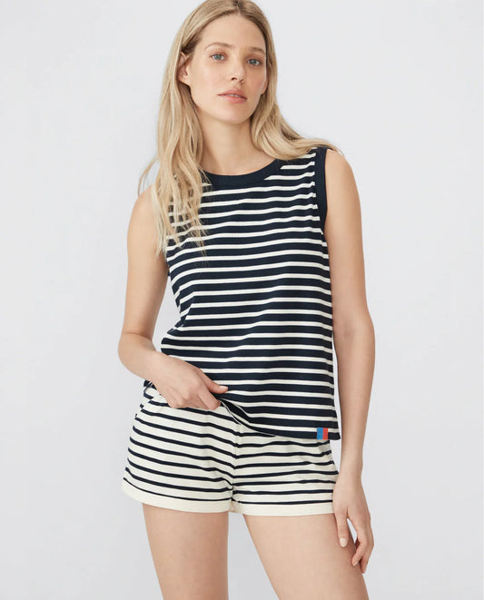 The Tank - Navy/Cream