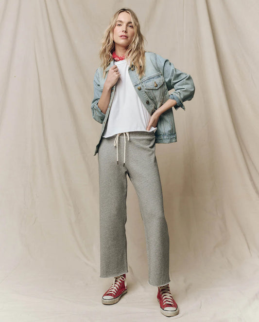 The Wide Leg Cropped Sweatpants